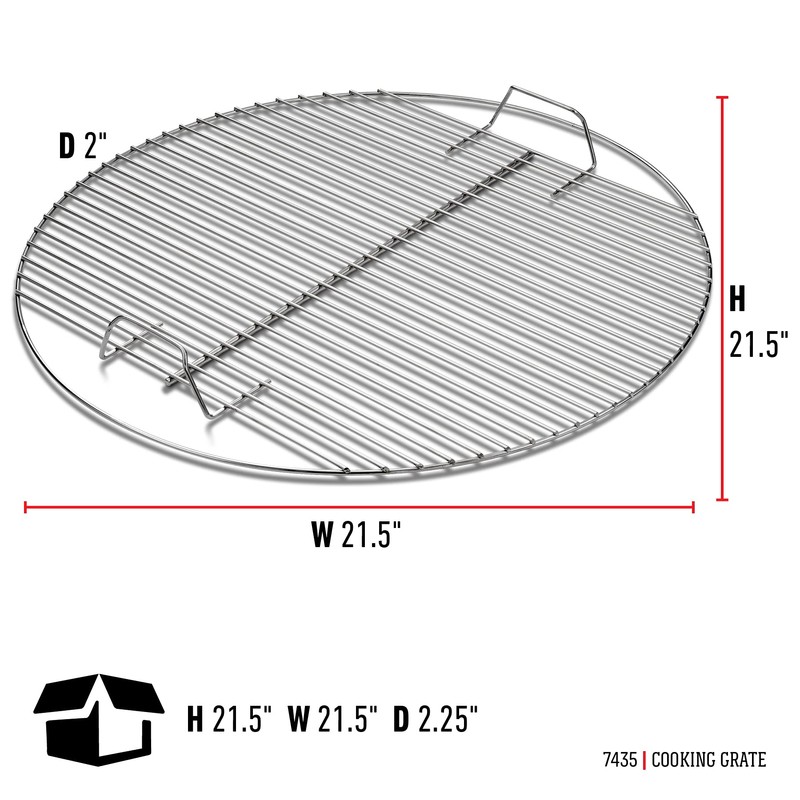 Weber Cooking Grate, Silver, 22.5''
