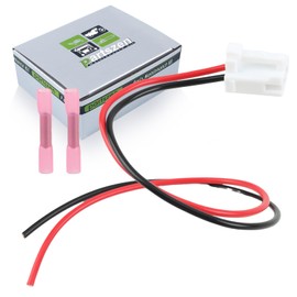 partszen Blower Motor Connector Kit for Toyota Tacoma 2005-2016, Replaces 90980-10916, 82998-12380, Polycarbonate (PC) Auxiliary Automotive Cable, Wiring Harness