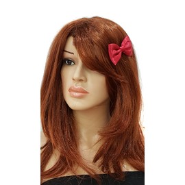 Mini Satin Hair Bow (Headband (Large), Snow White Inspired)