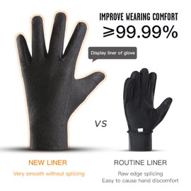 KynciLOR Winter Gloves Waterproof Womens Warm Cold Weather Snow Gloves for Men with Touchscreen Fingers for Running Cycling