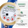 Watflow DN20 Water Meter 3/4" NPT, ISO4064 Certification Cubic Water