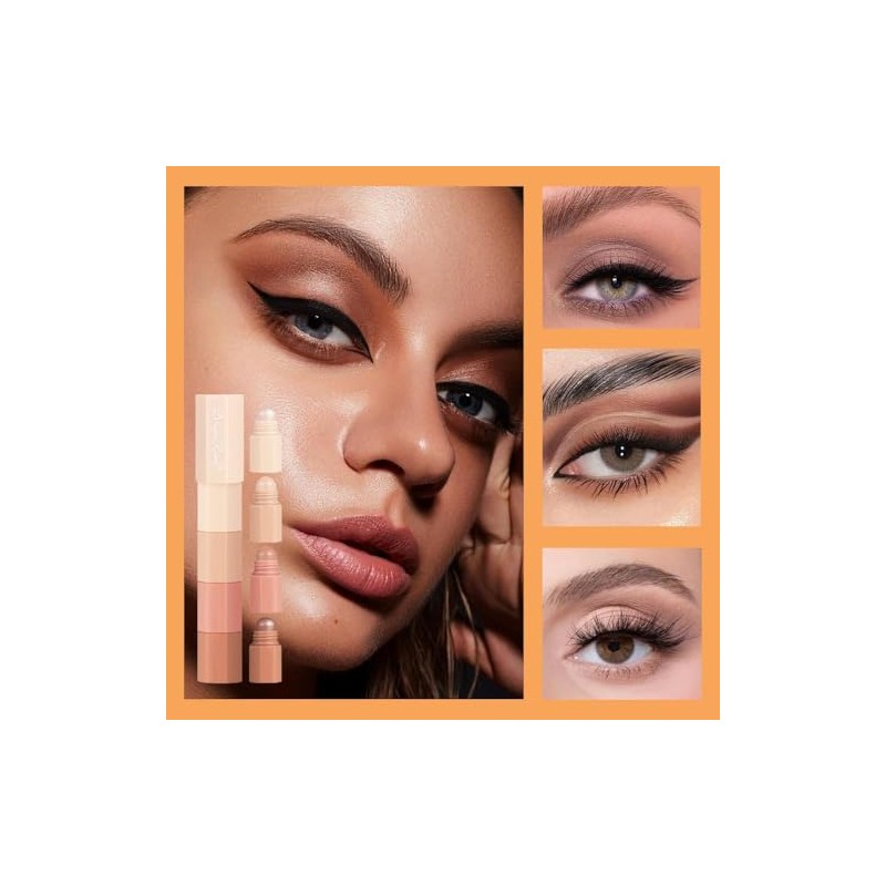 4 Colour Sombra de Ojos Stick Sets, En Barra Eyeshadow