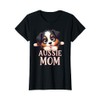 Aussie Mom Dog Australian Shepherd Mama Cute Puppy T-Shirt for