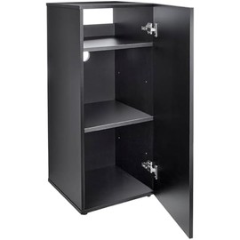15 Gallon Aquarium Stand – Modern Design, Sturdy Build, Water Resistant Premium Finish, Storage Shelfs Included for Freshwater and Saltwater Tanks (Black)