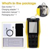 4-in-1 Portable Gas Detector for Combustible/O2/H2S/CO, Sound/Light/Vibration Alarm & LCD