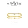 HANRESHE Gold Beaded Bracelets for Women Non Tarnish Gold Plated