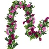 Floweroyal Pack of 2 Flower Garland, Artificial Rose Garland, 15.8