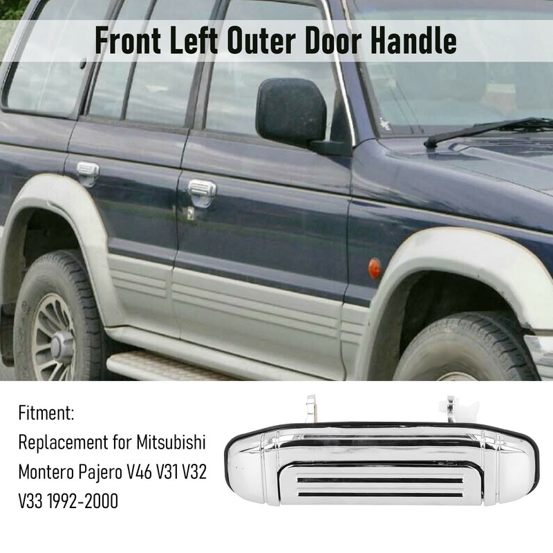 Front Left Outer Door Handle MR156875 Replacement for Mitsubishi Montero