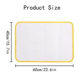 TRKETK Pack of 4 Ironing Cloth, Mesh Fabric Ironing Cloth Pad, Anti-Focus Protective Pad, Protective Bar Cloth, Household Ironing Pad, Insulated Mesh, Ironing Cloth Made of Heat-Resistant Mesh Fabric