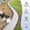 Pcmursal Concrete Curb Trowel, Concrete Curbing Tools, Landscape Curb Trowel