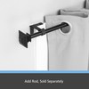 Kenney Fast Fit 5/8" No Measure Curtain Rod Brackets, Matte