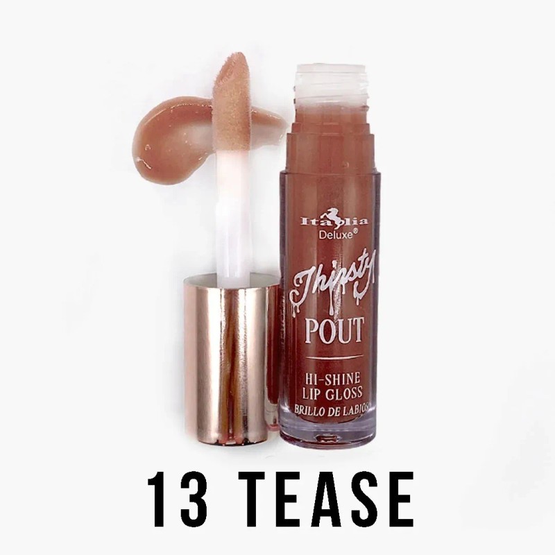 Lip Gloss Thirsty Pout Brillo Labial Italia Set 12 Tonos