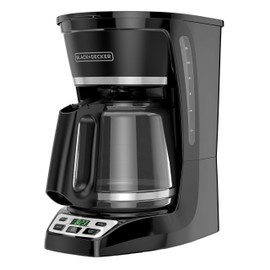 BLACK+DECKER 12-Cup* Programmable Coffeemaker, Black