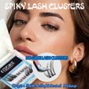 BERSHNOR Self-Adhesive Cluster Lashes Pre Glued Eyelashes Clusters Press On