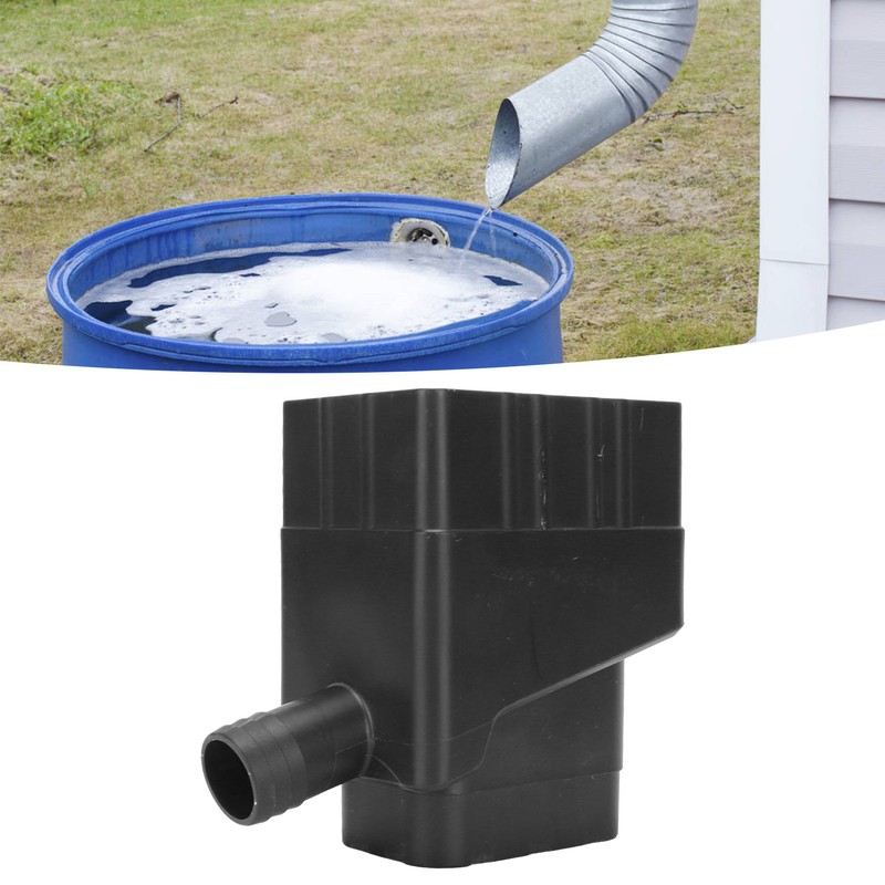 Rainwater Collection System Standard Downspout Water Diverter Connector System with