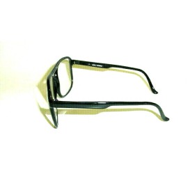 by De'Vons Optics Inc. Est. Since 1983 NWT Vintage 90's Plastic Square Full Frame Reading Glasses +2.50 (S. Black)