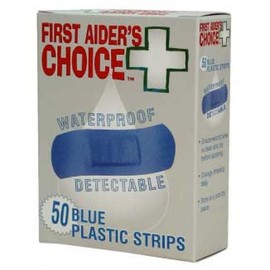 First Aiders Buy First Aiders Choice Blue Detectable Plastic Strips 50 Online
