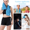 MINGRUO Asciugamano di raffreddamento, Asciugamano rinfrescante, Cooling towel, Freddo Ghiaccio