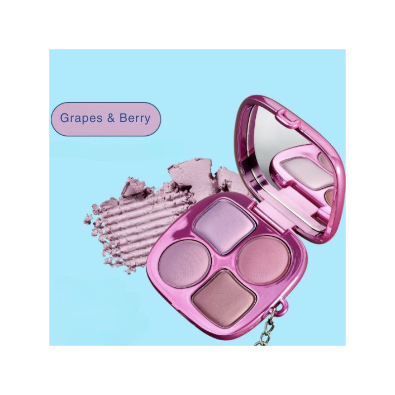 FWEE Pocket Cheek Palette 9.6g, Color:CP04 Grape & Berry