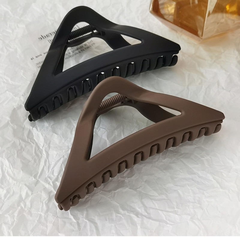 MILANA Hair Clip, Large, Triangular Hair Claw Barrette, Women's Hair