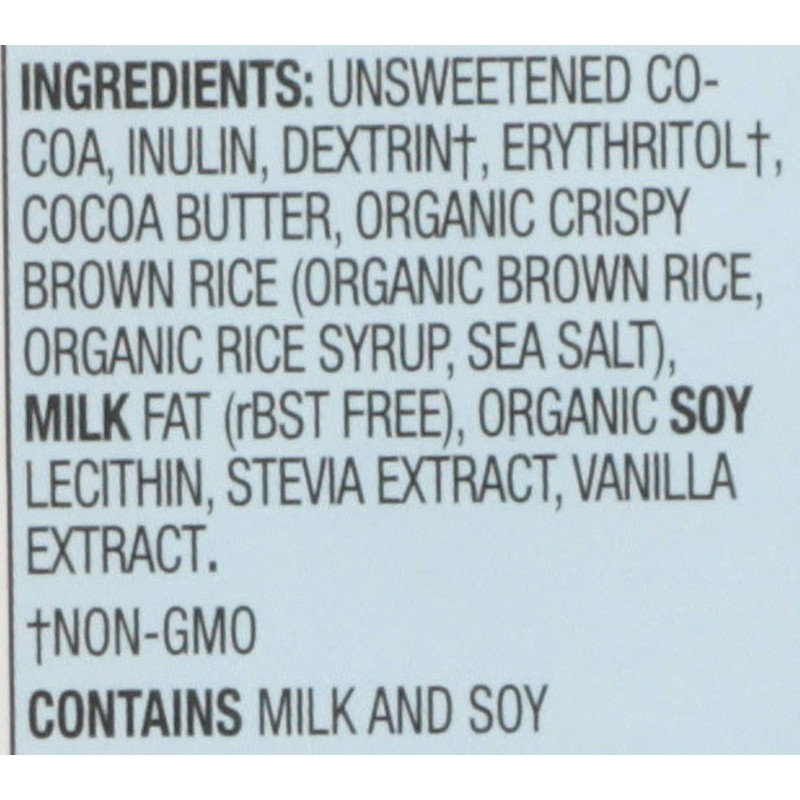 Lily's Crispy Rice Dark Chocolate (12x3 OZ)