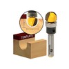 YONICO Router Bits Pattern Bit Round Nose Core Box Template