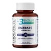 Enzimas Megabiotic 60 Cápsulas Bromelina Lipasa Sin Sabor
