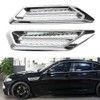 TuTuYa Car Side Mesh Vent, Universal Car Air Flow Chrome