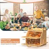 BAMBANG Extra Large Bread Box, Double Layer Bread Box for