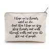 LICOBG I Hope We're Friends Until We Die Cosmetic Bag