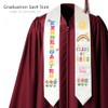 NIYNRDE Kindergarten Graduation Stole, White Stoles for Graduation 2025, Graduation