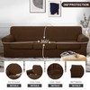 U-NICE HOME 4 Pieces Oversized Stretch Couch Cover Sofa Cover