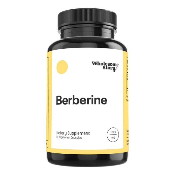 Wholesome Story Berberina 90 Capsulas Veganas 1500mg Serving Sabor Sin