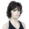 Lydell 12" Short Curly Wigs Soft Shaggy Layered Classic Cap