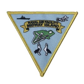 Naval Air Facility Midway Island Patch – Plastic Backing