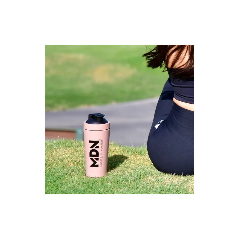 Vaso Shaker Aluminio Mdn Sports Mezclador De Proteína.
