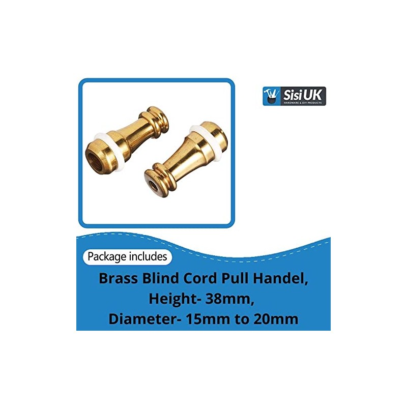 Brass Blind Cord Pull Handel 38 mm (1.1/2 inch), Heavy