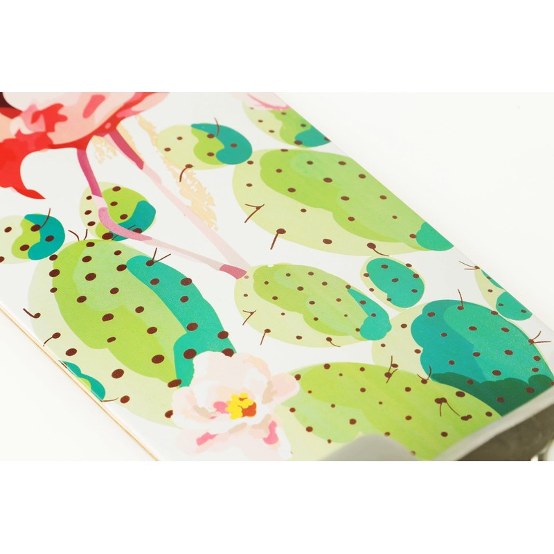 Volador 46inch Dancing Longboard Maple Deck (Flamingo)