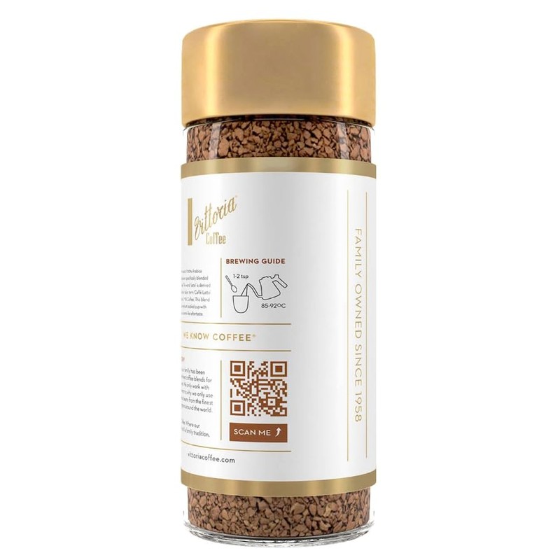 Vittoria Freeze Dried Instant Coffee 100g (Latte)