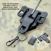 Military Tactical Gear Retractor, Molle Tactical Gear Tether, and a