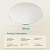 AULEEND All Metal Rain Shower Head - Heavy Duty Stainless