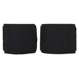 Tbest Soporte Fijo para Espinilleras Cinta,Correa para Espinilleras,Espinilleras para Fútbol,Cierre de Cinta de Vendaje Fijo,Espinillera,Correa Deportiva Elástica Ajustable(Negro)