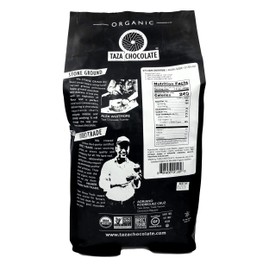 Taza Chocolate Organic Bulk Couverture Chocolate 53%, 3 kg bag (1 count), Vegan