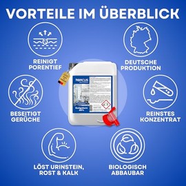 ABACUS¬Æ Essigs√§ure 60% | Hochkonzentrierte Essigs√§ure f√ºr Haushalt, Garten & Industrie | Vielseitig einsetzbar als Essigreiniger zum Reinigen & Entkalken | Individuell verd√ºnnbar | 10 Liter