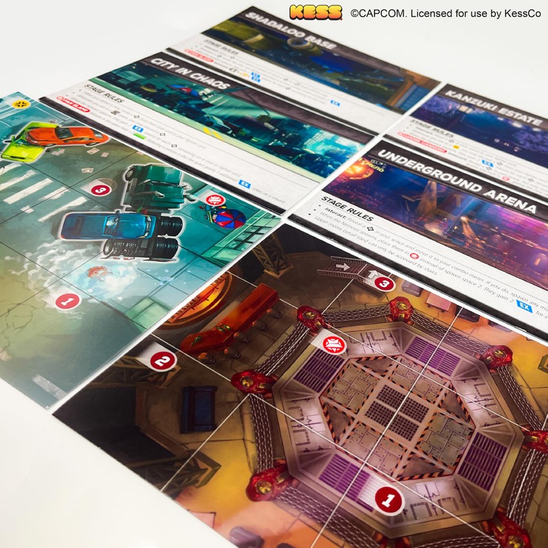 Street Fighter V: Champion Edition Legends Board Game; Combat-Filled globtrotting