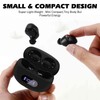 UrbanX True Wireless Bluetooth Earbuds + Charging Case, Black, Dual