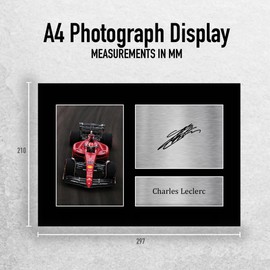 HWC Trading A4 Charles Leclerc Formula 1 Gifts Printed Signed Autograph Picture for F1 Formula 1 Racing Fans