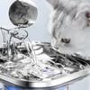 LKUWEE Pet Water Fountain 2L, 304 Stainless Steel Smart Pet