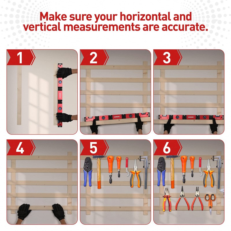 Saker Multi-function Foldable Level, 28-Inch Leveler Tool,Gifts for Men,Multi-Angle Measurement