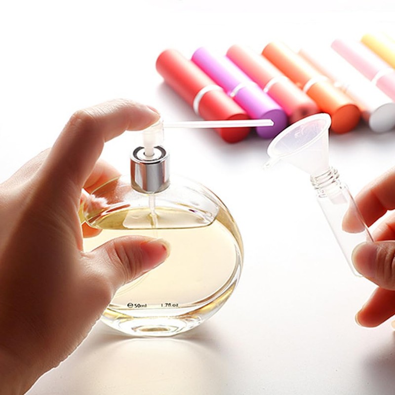 Arvintas 30 PCS Mini Perfume Refillable Bottle Pump Transfer Tool